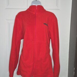 Columbia XXL Red Zip Fleece ptp 23